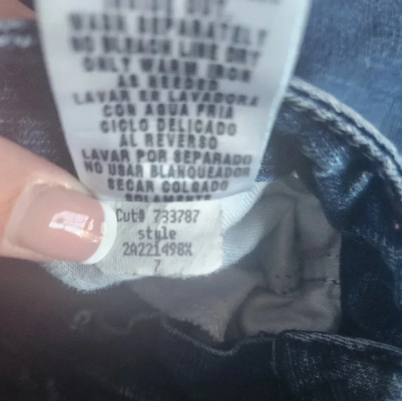 Y2K Pink L.E.I. Boot Cut Jeans Sz 7 - Picture 4 of 10